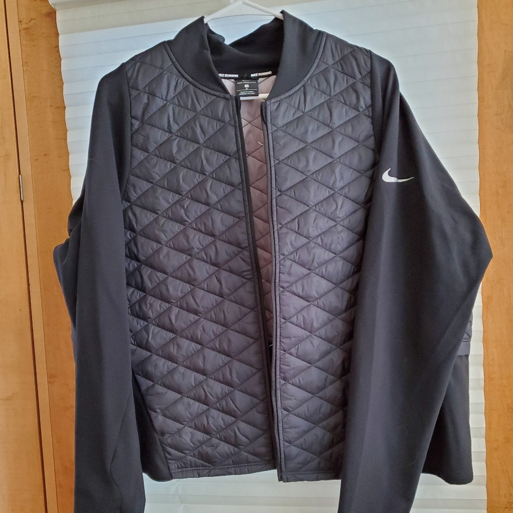 Nike running jacket womens Black Plus size 1X